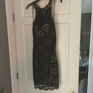 Morgan & Co. Black Sheath Dress Midi Sleeveless